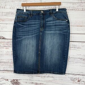 Judy Blue Denim Blue Medium Wash Jean Skirt